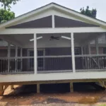 archway deck screened-in roof ceiling fan